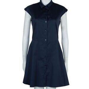 Carven navy cotton luxurious dress size 40